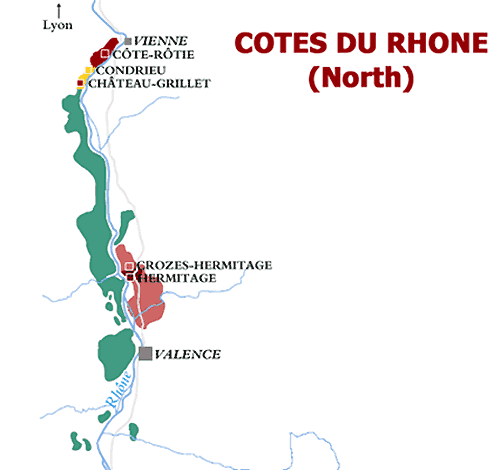 Rhone Map