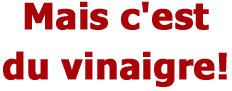 Du vinaigre